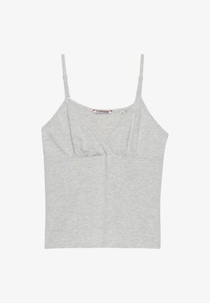 Superdry & Co, ATHLETIC ESSENTIALS TRIM - Top - glacier grey marl