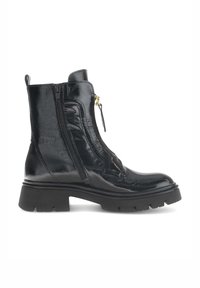 Botines camperos - schwarz/gold