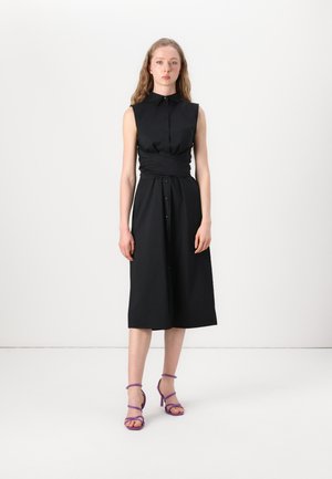 JDYMIO TIE MIDI DRESS - Shirt dress - black