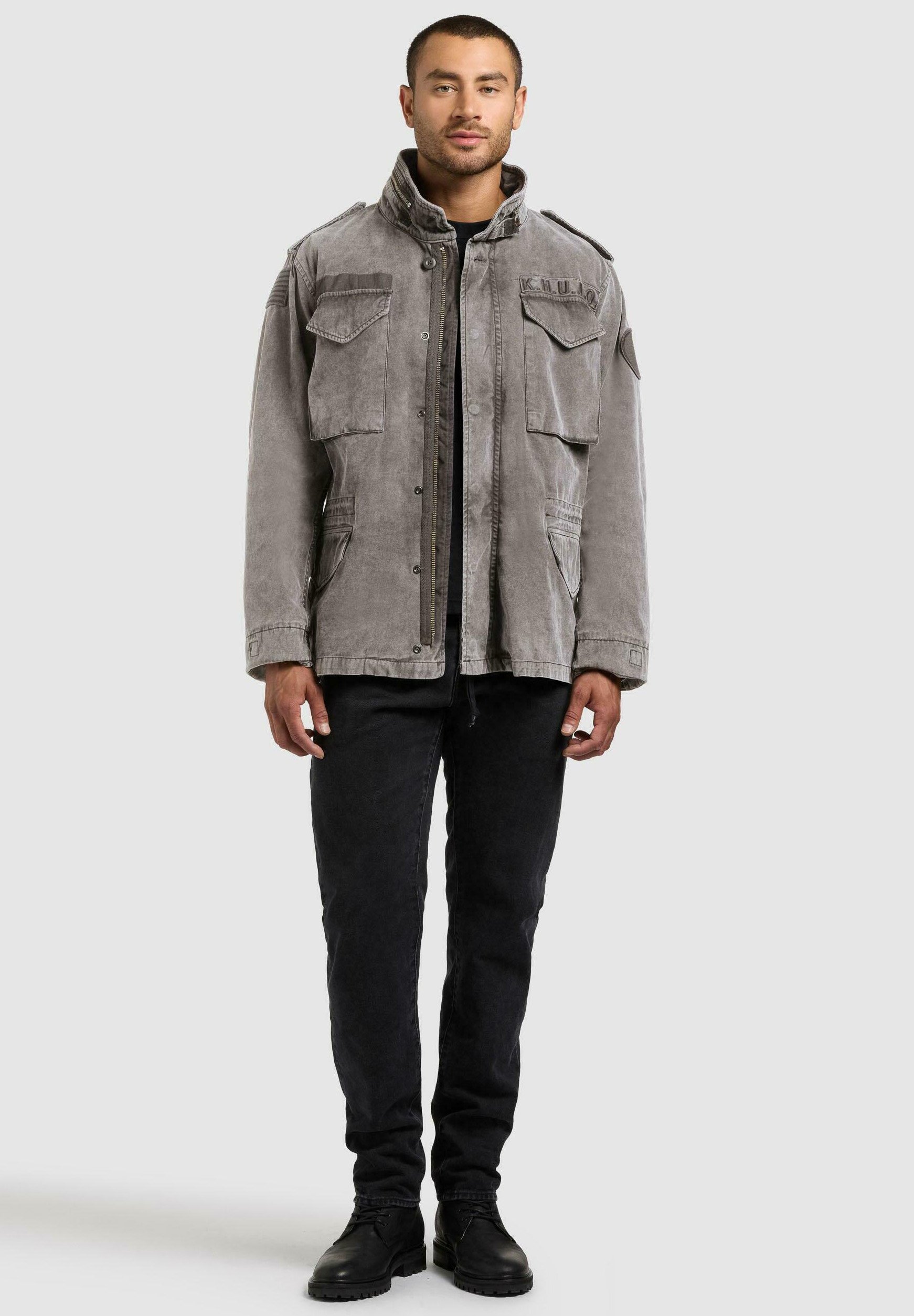 khujo FUNKTIONSJACKE GENE - Summer jacket - slate grey/grey