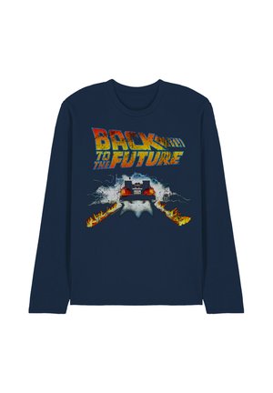 Universal Studios, BACK TO THE FUTURE DELOREAN - Langarmshirt - dark blue