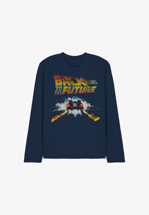 Universal Studios, BACK TO THE FUTURE DELOREAN - Langarmshirt - dark blue