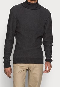 Zign Strickpullover - mottled dark grey