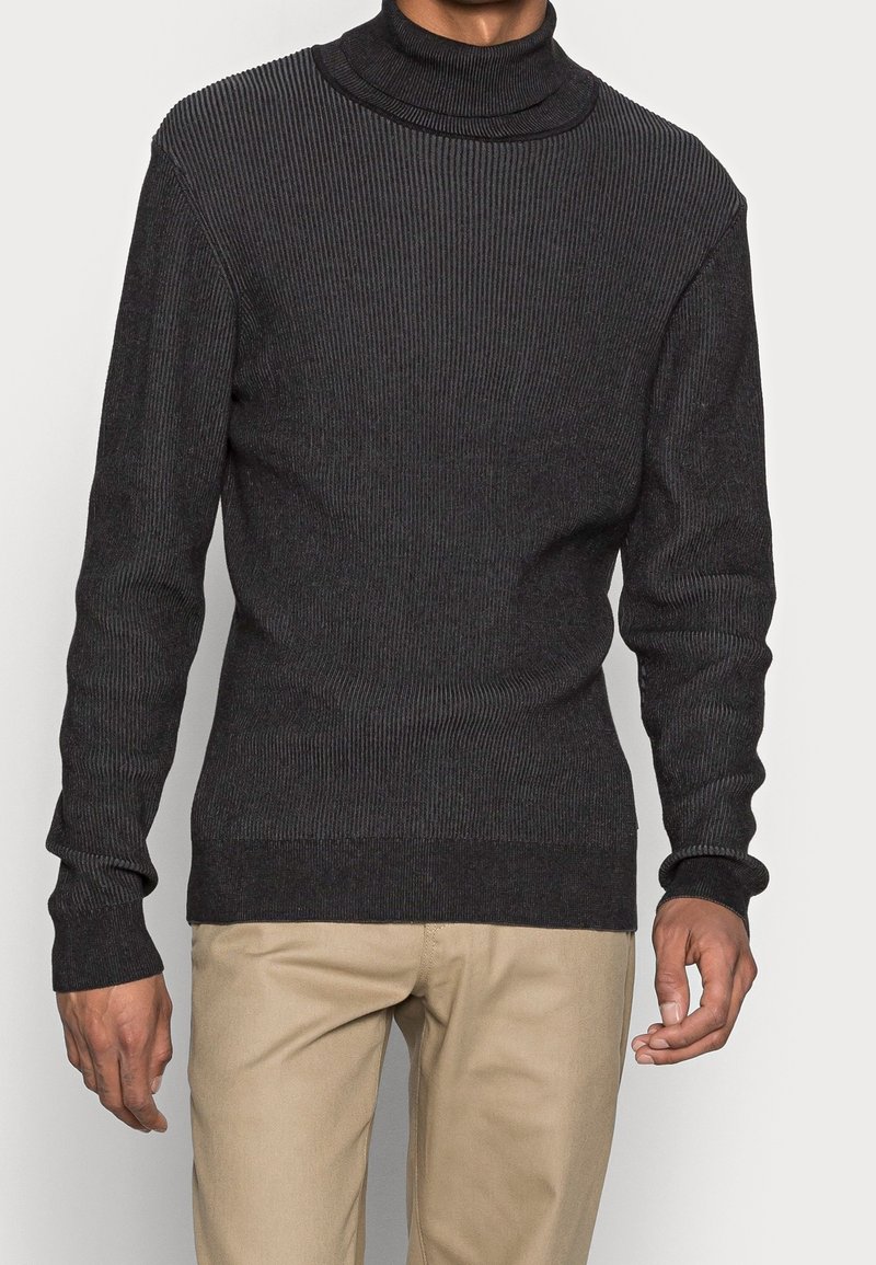 Zign Strickpullover - mottled dark grey