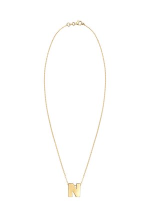 Elli LETTER N INITIALS MINIMALISTIC - Ketting - gold-coloured