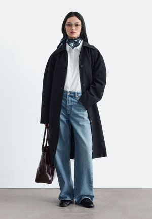 & OTHER STORIES, TIE-BELT TRENCH - Cappotto classico - black