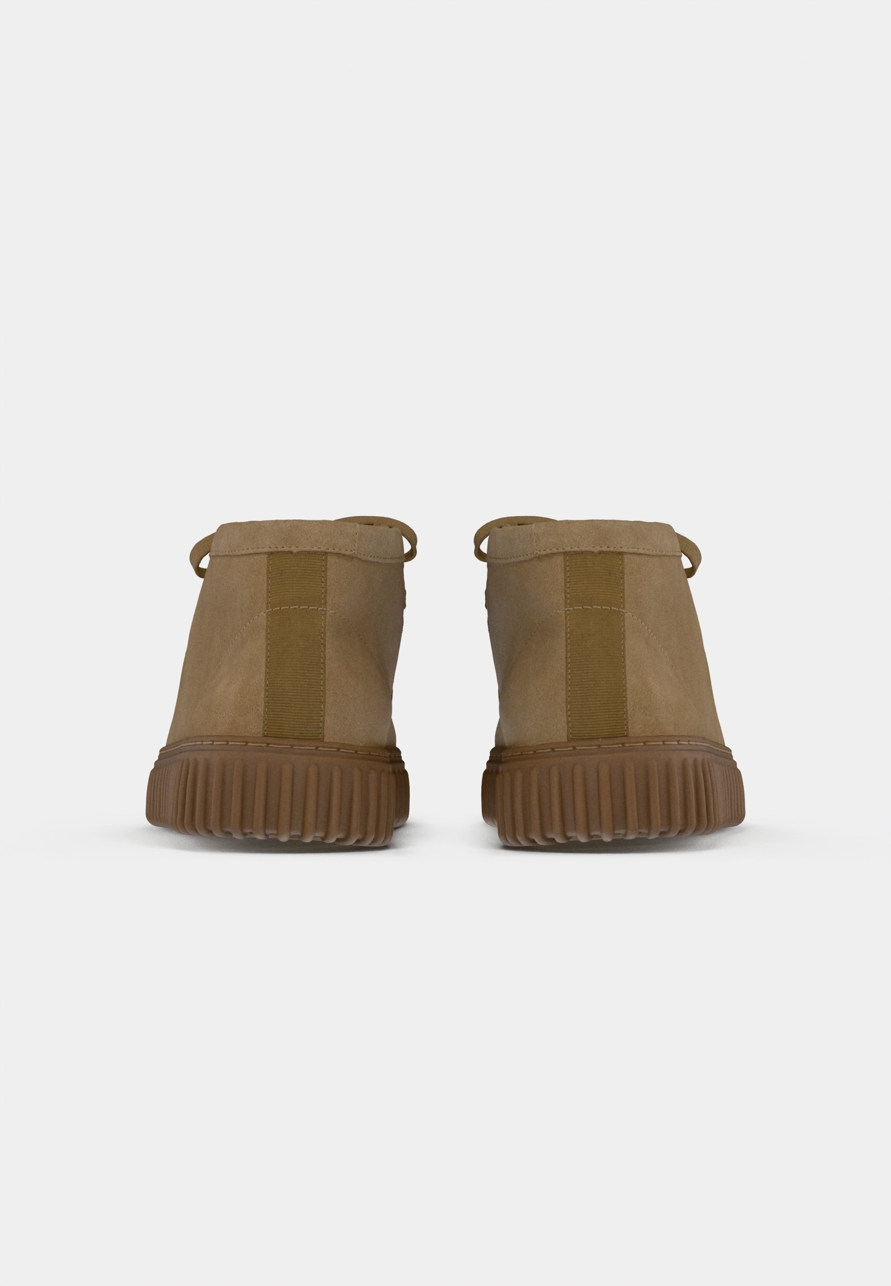 Clarks TORHILL HI - Pantofi casual cu șiret - dark sand/bej nisip