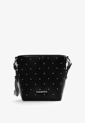 Gioseppo, GIOSEPPO BLACK BUCKET BAG WITH STUDS 80675 - Bandolera - black