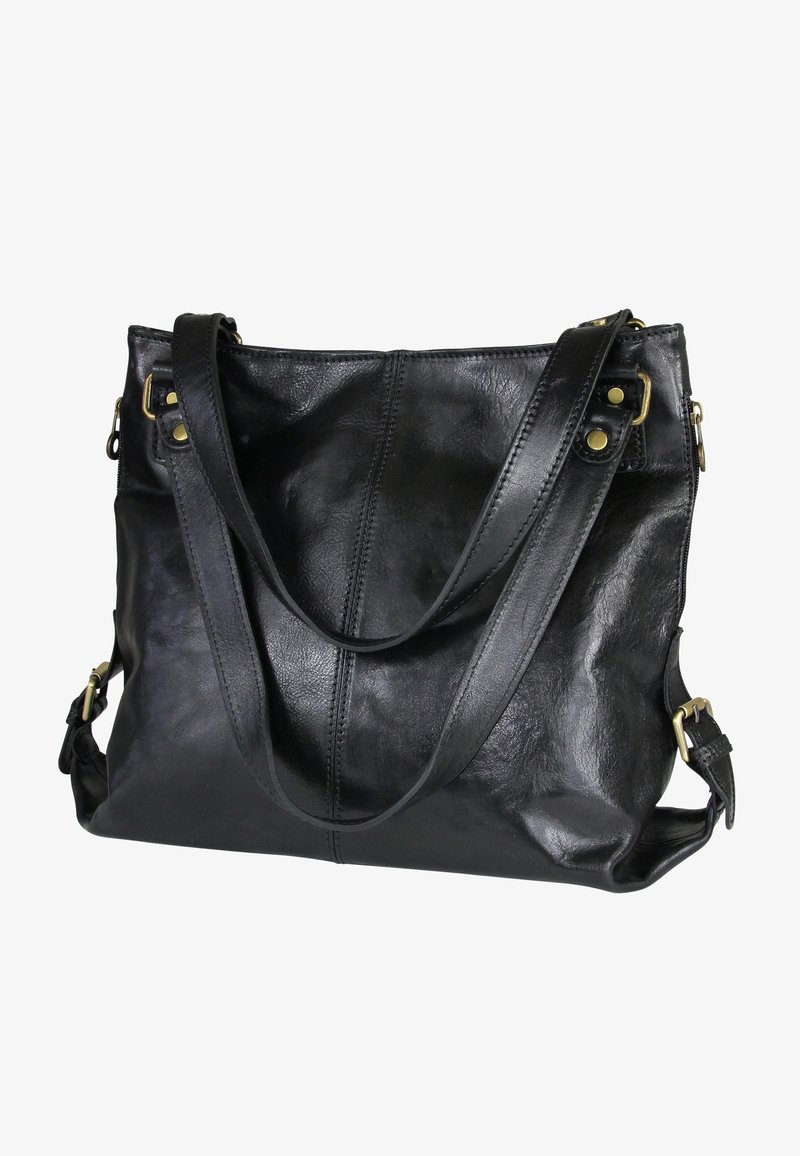 DrachenLeder Handbag - schwarz