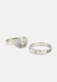 River Island SUM SUN BURST SET - Anel - silver-coloured