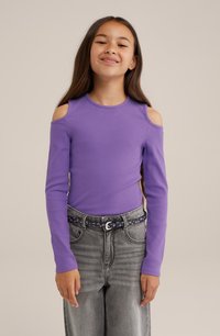 WE Fashion Hosszú ujjú felső - violet