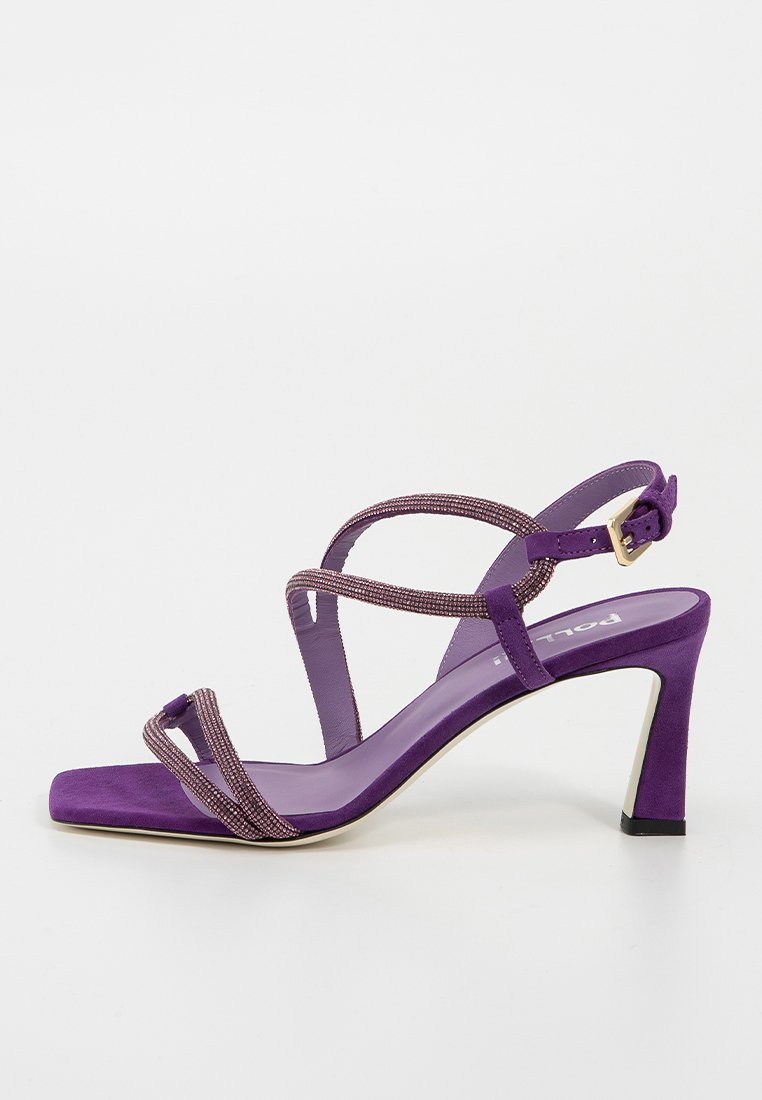 Pollini Sandalen met hoge hak paars Pollini Sandalen met hoge hak paars