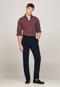 Tommy Hilfiger BRUSHED PRINT SHIRT - Camisa - rouge multi