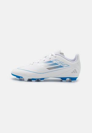 F50 CLUB FIRM/MULTI-GROUND KIDS - Scarpe da calcetto con tacchetti - footwear white/silver metallic