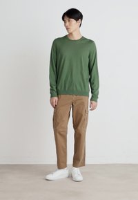BOSS LENO-P - Džemperis - open green
