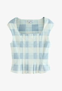 Sélectionné, blue white gingham