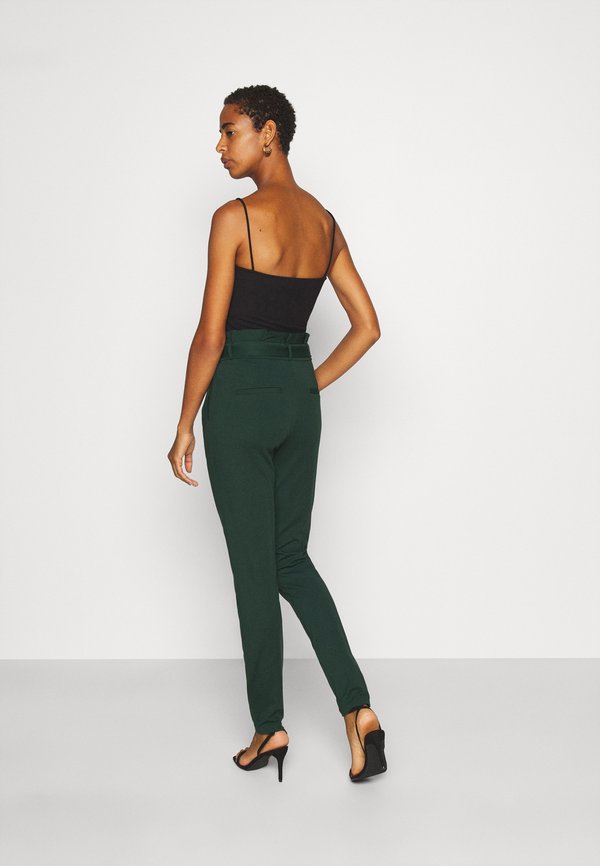 VMEVA PAPERBAG - Trousers - pine grove2
