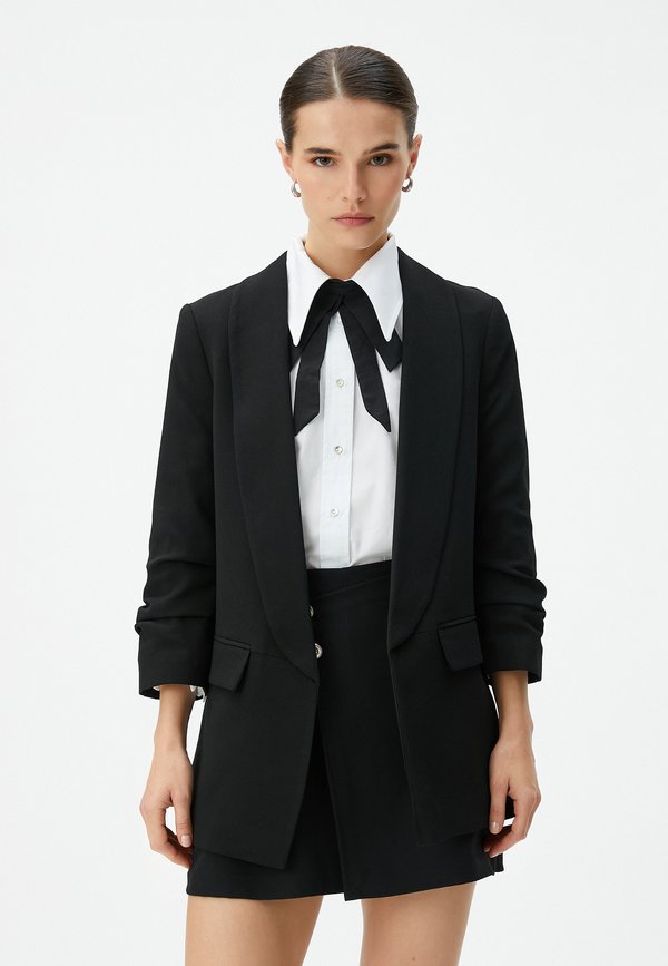 Regular Fit Pocket Detail Blazer Jacket - Kurzmantel