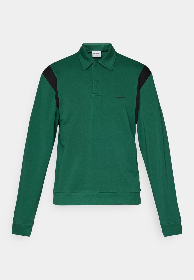 Students Poloshirt donkergroen