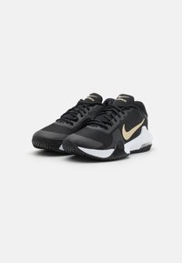 Nike Performance AIR MAX IMPACT 4 - Sapatilhas de basquetebol - black/metallic gold star/anthracite/white