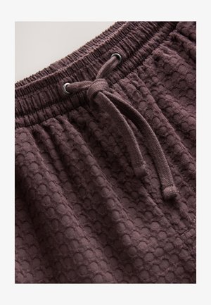 Next REGULAR FIT - TEXTURED DRAWSTRING WAIST - Dresside alumine osa - burgundy