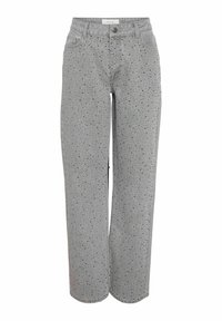 NMJANNEL - Ohlapne kavbojke - light grey denim