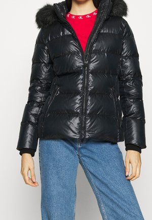 Gewatteerde jas - black