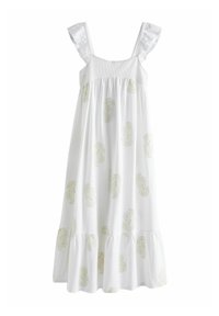 Next EMBROIDERED MIDI - REGULAR FIT - Robe en jersey - white
