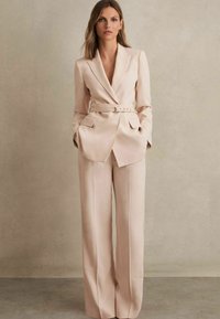 Reiss REGULAR FIT - DARCIE SINGLE BREASTED BELTED  - Lühike jakk - pink