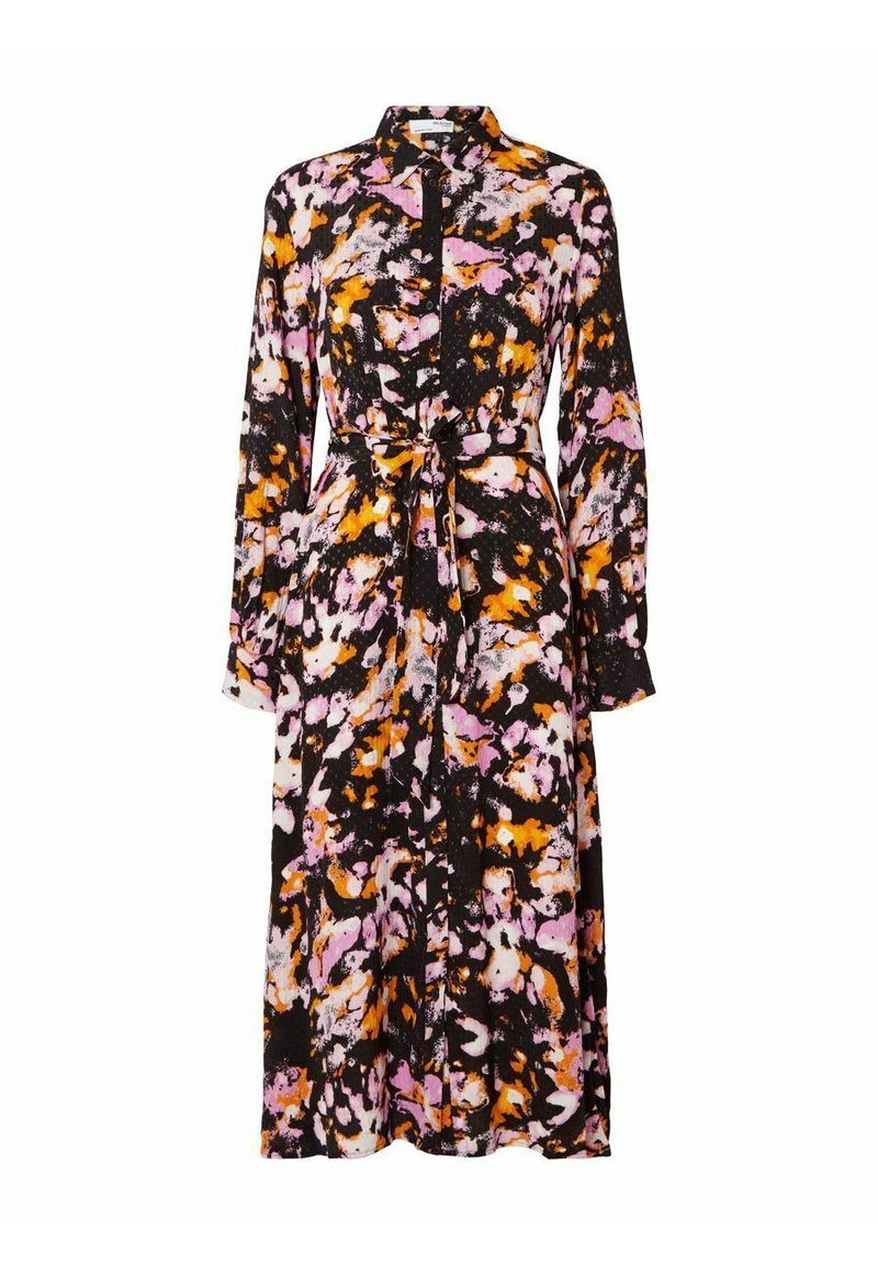 Selected Femme Maxi-jurk gemêleerd zwart Selected Femme Maxi-jurk gemêleerd zwart