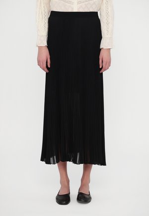 CECE SKIRT - Falda plisada - black