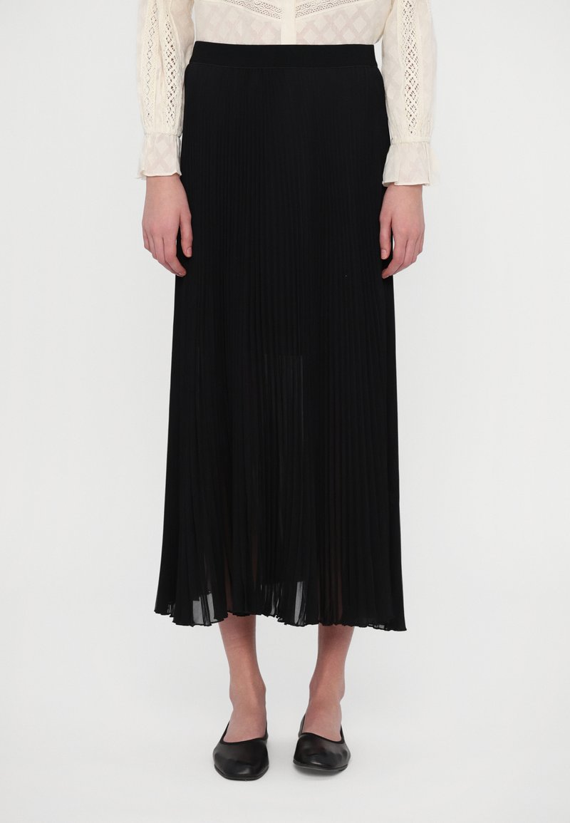 Maisonêtre CECE SKIRT - Falda plisada - black