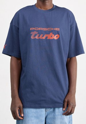 T-shirt print - dark blue