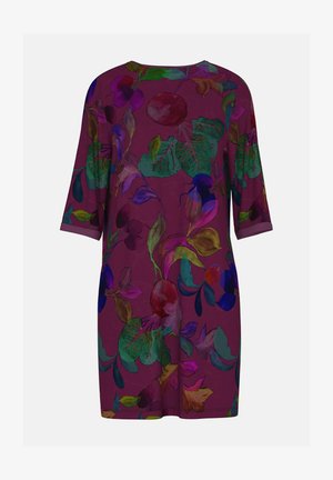 mey, MEY DAMEN SLEEPSHIRT SERIE COSMIC GARDEN FLORAL - Nachtjapon - crushed berry
