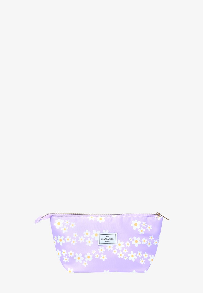 The Flat Lay Co. - ESSENTIAL POUCH - Toalettmappe - lilac daisy, Forstørre