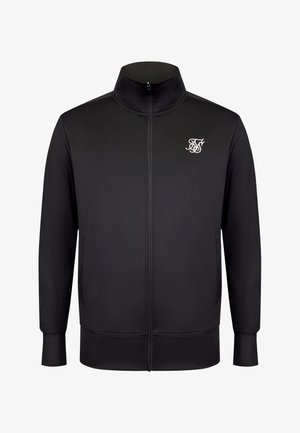 SIKSILK, ESSENTIAL POLY TRACK TOP - Sudadera con cremallera - black