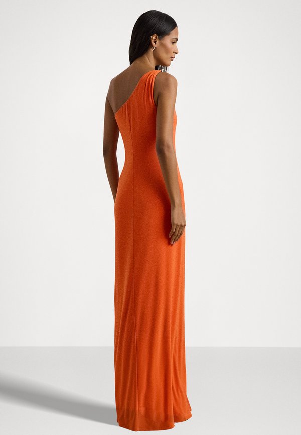 JERSEY ONE SHOULDER GOWN - Occasion wear - orange2