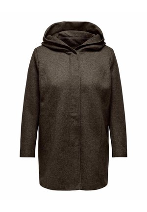 ONLY Carmakoma, CARSEDONA LIGHT COAT OTW - Manteau court - black coffee