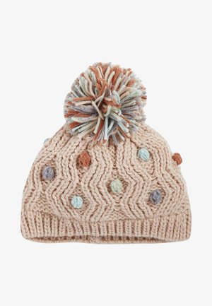 Gorro - cream rust brown