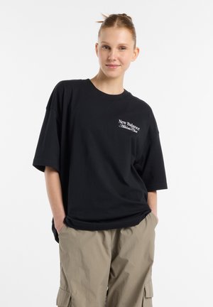 LINEAR GRAPHIC - Print T-shirt - black