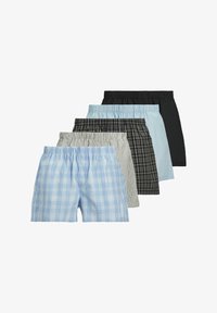 Vybrané, poppy seed pack:black chambray blue skyway dusty olive