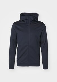 RIDER TECH ZIP HOOD - Bluză de molton cu fermoar - blue shadow