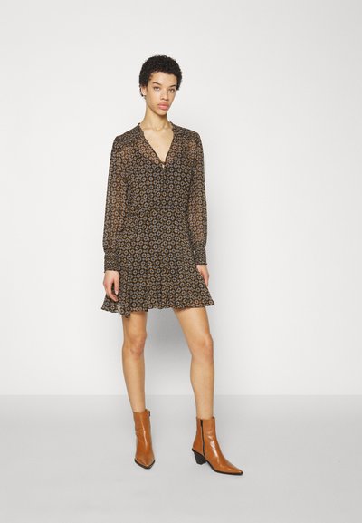 Veronica Beard SACCHI DRESS - Day dress - black/multi