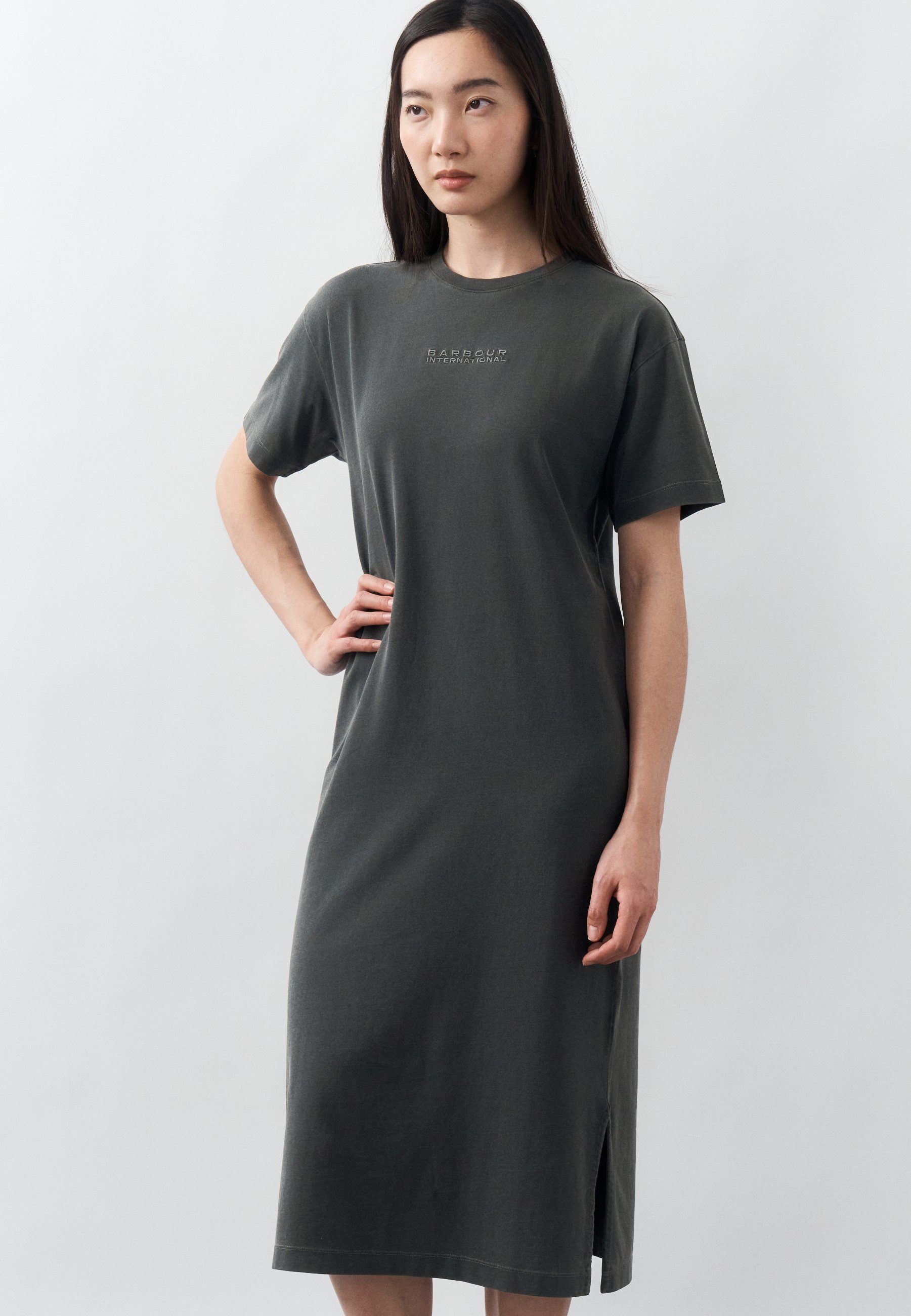 Barbour International LYRA MIDI DRESS - Jersey dress - washed black/black - Zalando.ie Barbour International LYRA MIDI DRESS - Jersey dress - washed black/black - Zalando.ie