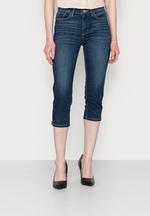 KATE CAPRI - Shorts vaqueros - dark stone wash denim