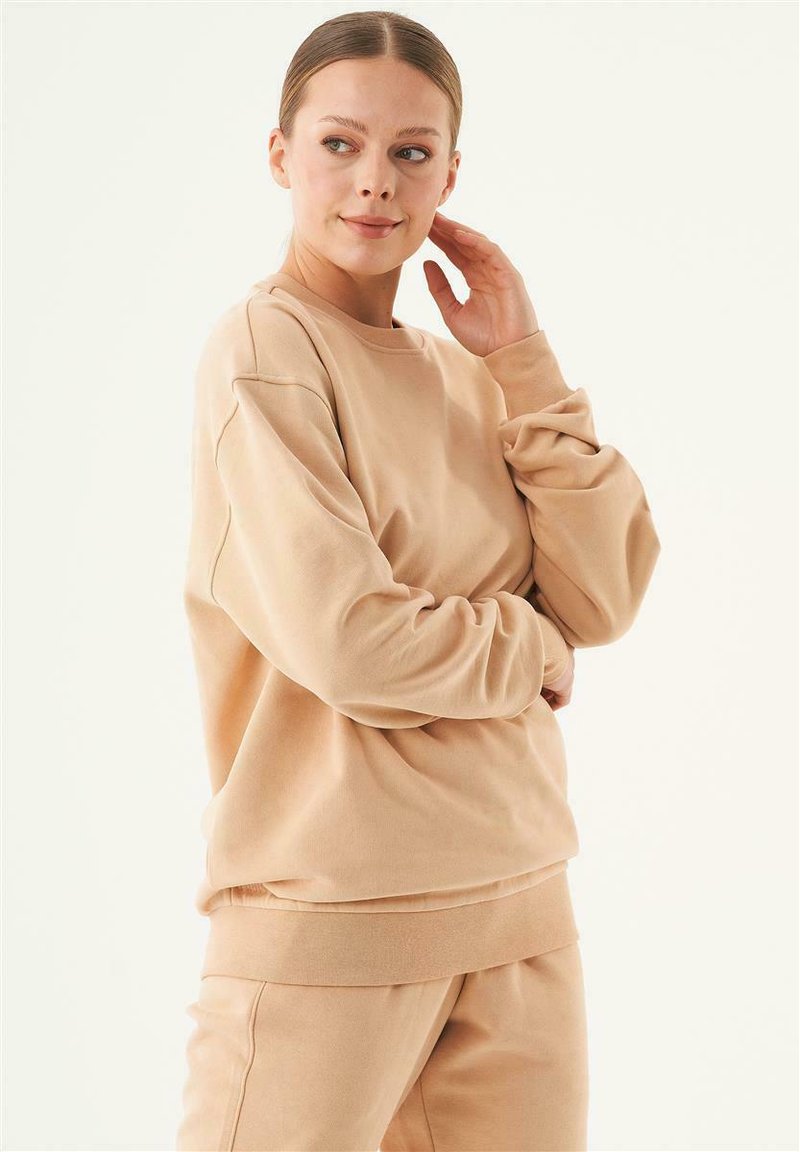 Damen Sweatshirts | ORGANICATION BELLO-UNISEX Sweatshirt beige - CZ60847 Damen Sweatshirts | ORGANICATION BELLO-UNISEX Sweatshirt beige - CZ60847