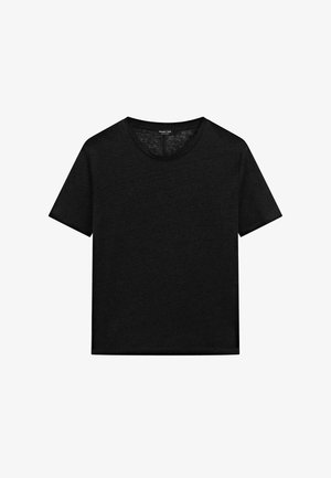 Massimo Dutti T-shirt basic - black