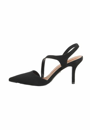 WIDE FIT - ASYMMETRIC STRAP COURT - Klassieke pumps - black