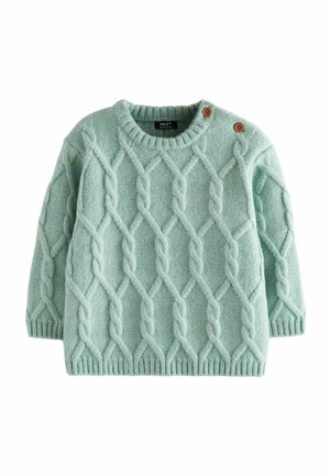 Next CABLE CREW NECK - REGULAR FIT - Jumper - mineral green