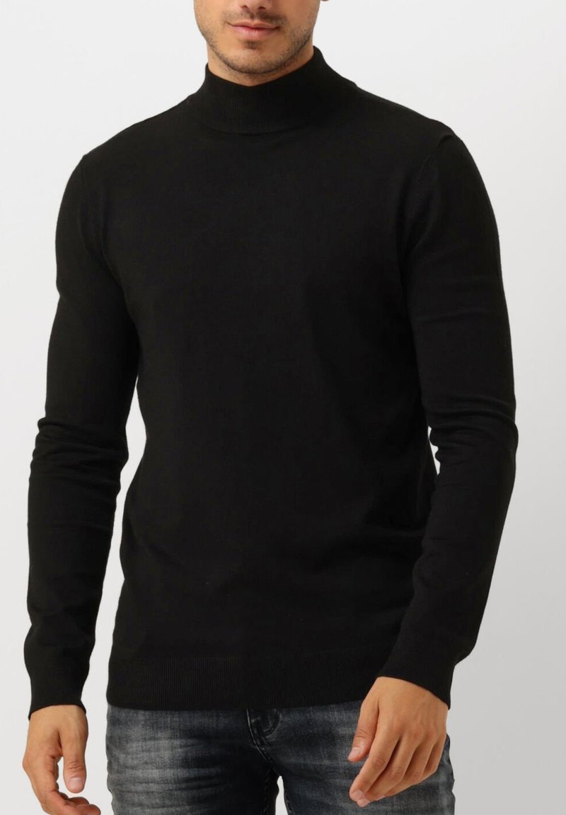 Pure Path COLTRUIEN ESSENTIAL MOCKNECK - Trui - black
